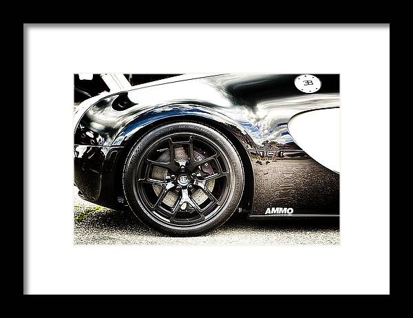 Brake Framed Print featuring the photograph Brake for Bugatti by Scott Wyatt