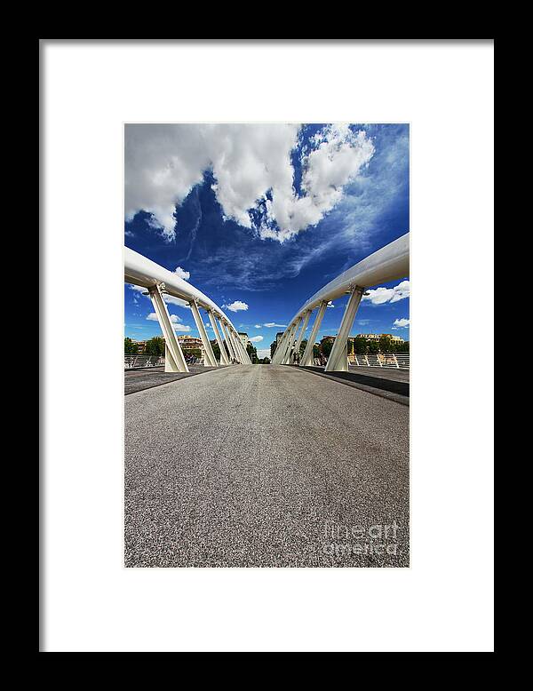 Bridge Framed Print featuring the photograph Bridge Arch by Stefano Senise