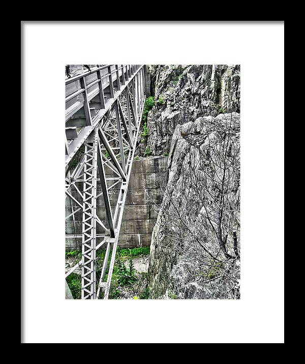 Bridge Framed Print featuring the photograph Bridge in Vermont by Jody Lane