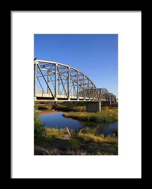 Bridge Framed Print featuring the photograph Bridge by Jerry Cahill