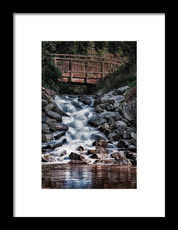 Germany Framed Print featuring the photograph Bridge on the River by Patrick Boening