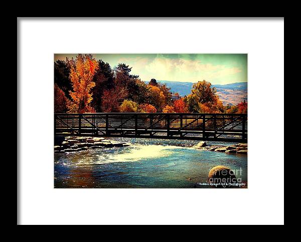Acrylic Prints Framed Print featuring the photograph Bridge Over the Truckee River by Bobbee Rickard
