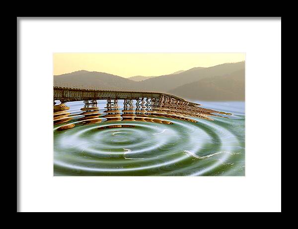 Bridge Framed Print featuring the photograph Bridge To Nowhere by Kevin Cable