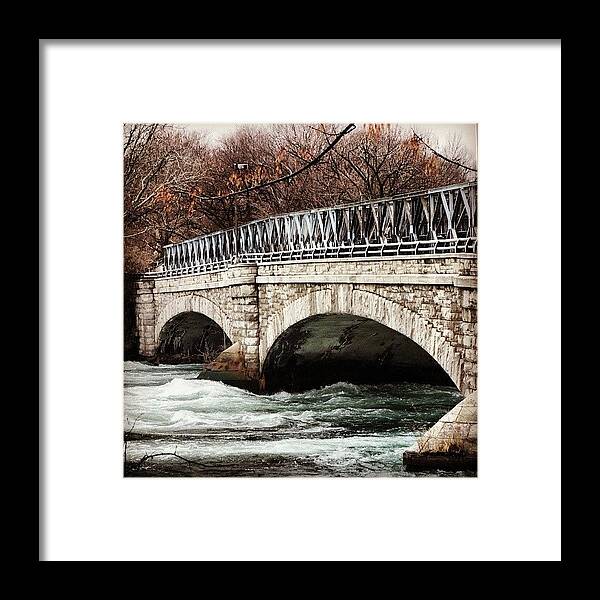 Bridge Framed Print featuring the photograph Bridge To Winter by Laura Doty