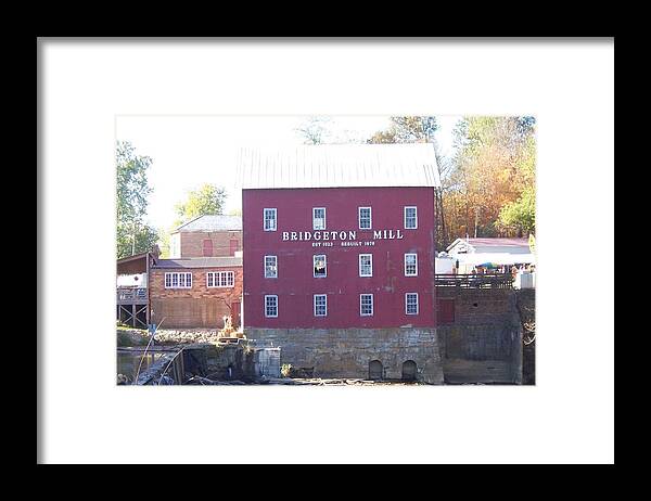 Mill Framed Print featuring the photograph Bridgeton Mill by John Mathews
