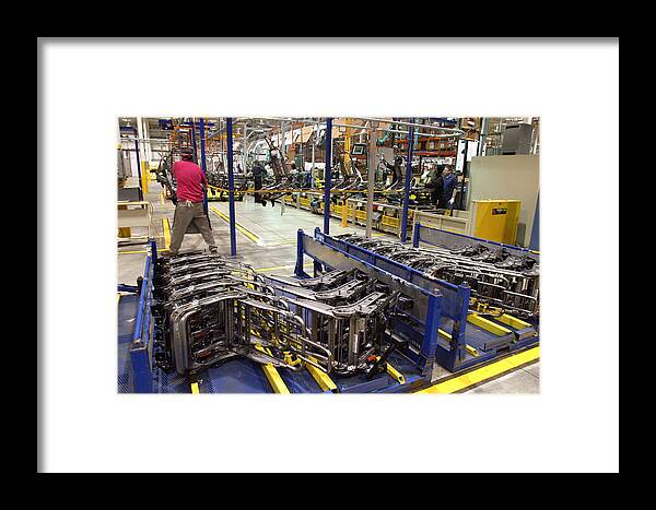 Bridgewater Celebrates Record Ford Contract Framed Print