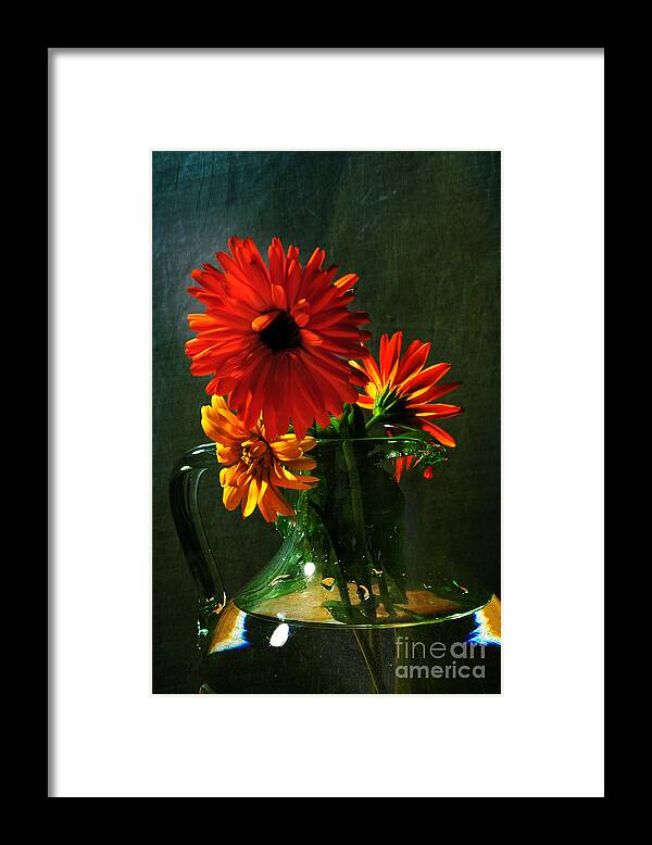 Flowers Framed Print featuring the photograph Bright and Dominant by Randi Grace Nilsberg