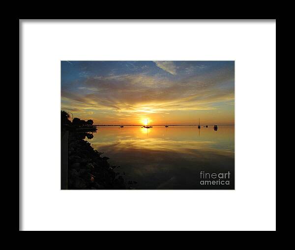 Keri West Framed Print featuring the photograph Brilliant Day Begun by Keri West