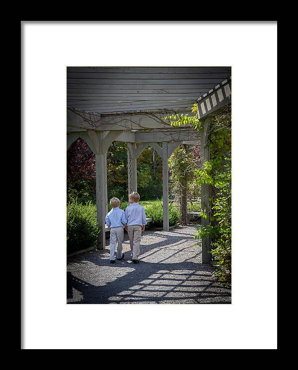 2013 Framed Print featuring the photograph Brothers by Monroe Payne