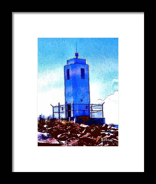 Lighthouses Framed Print featuring the photograph BROWNS POINT Washington LIGHTHOUSE 1 by A L Sadie Reneau