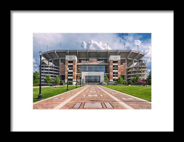 Crimson Tide Football Framed Print featuring the photograph Bryant Denny Stadium by Ben Shields