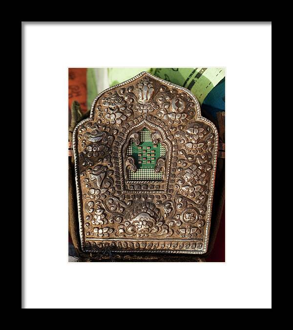 Art Framed Print featuring the photograph Buddhist Shrine With Computer Chip Cpu by Paul D Stewart