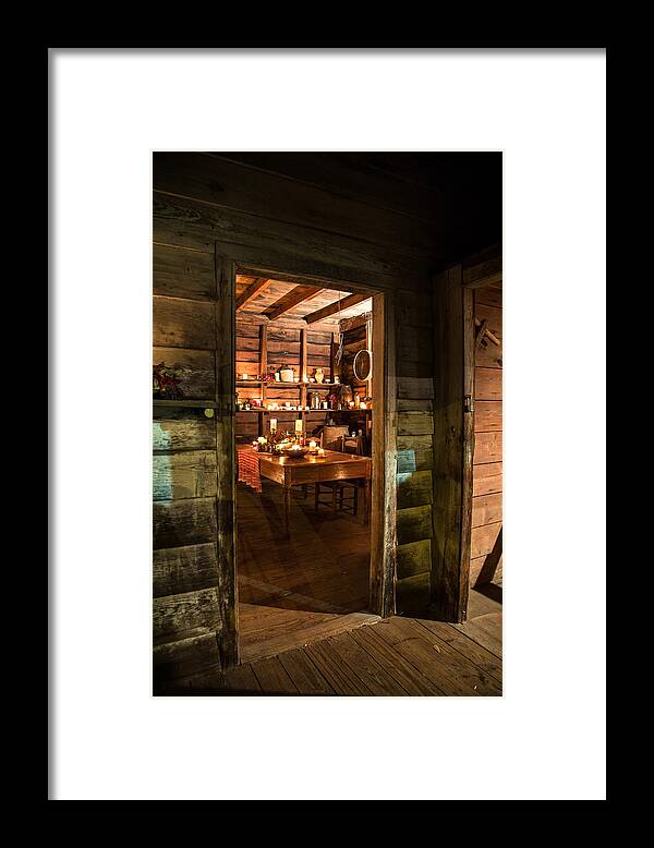 Old Framed Print featuring the photograph Buff Kitchen-4 by Charles Hite