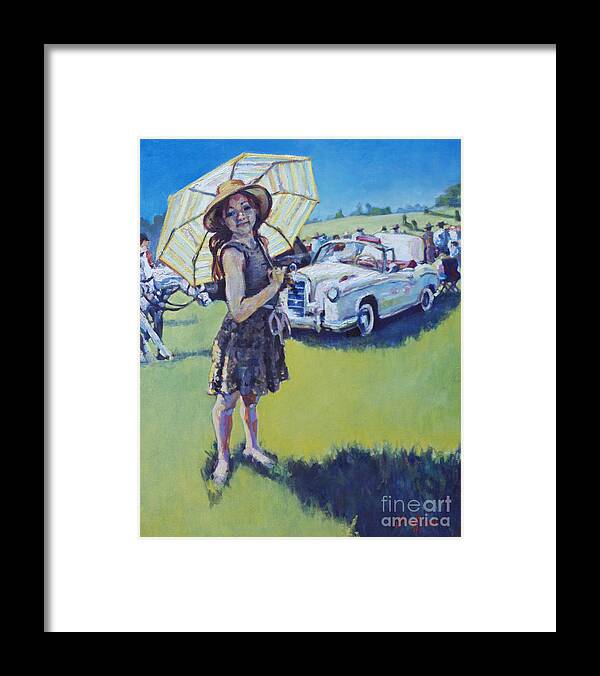 Figure Framed Print featuring the painting Bugsy by Patricia A Griffin