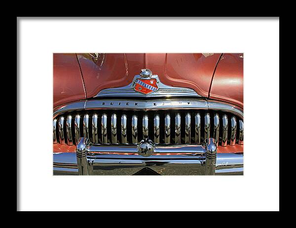 Buick Framed Print featuring the photograph Buick Super Eight by Suzanne Gaff