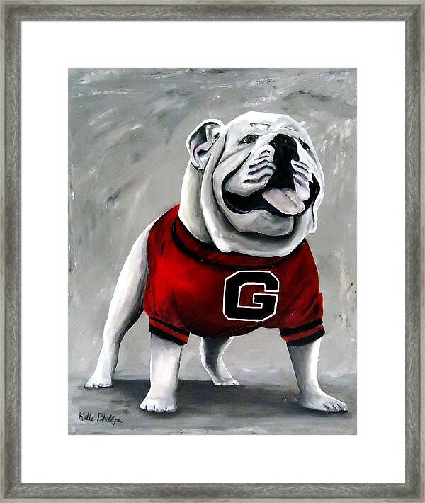 Poster Print University of Georgia Photo Art UGA X Under The Lights Mascot UGA Georgia Bulldogs 