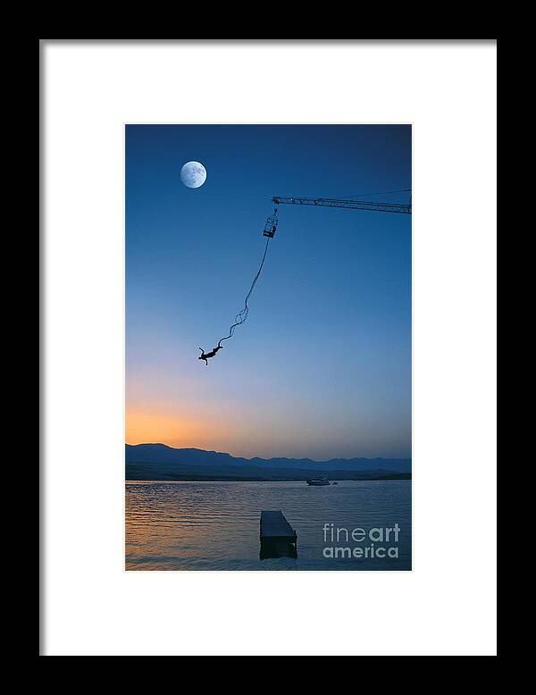 Bungee Framed Print featuring the photograph Bungee by Nino Marcutti