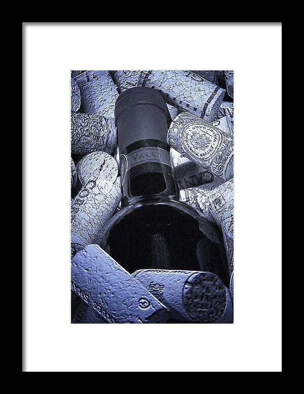 Wine Framed Print featuring the photograph Buried Wine Bottle by Tom Mc Nemar