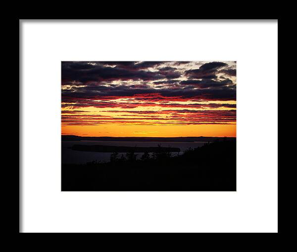 Sky Framed Print featuring the photograph Burning by Zinvolle Art