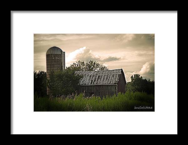 Landscape Framed Print featuring the photograph Bygone Times by Lena Wilhite