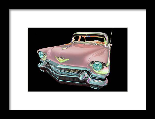1956 Cadillac Framed Print featuring the photograph Cadillac by Allan Price
