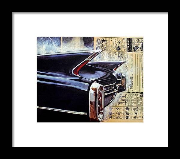 Kip Krause Framed Print featuring the photograph Cadillac Attack by Kip Krause