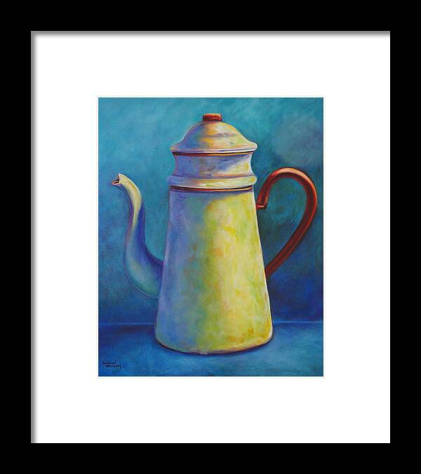 Coffee Framed Print featuring the painting Cafe au Lait by Shannon Grissom