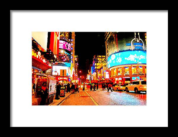 Nyc Framed Print featuring the photograph Caffeine Dreams by Scott Evers