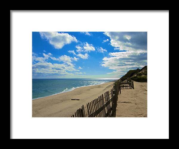 Cahoon Hollow Beach Framed Print featuring the photograph Cahoon Hollow Beach by Amazing Jules