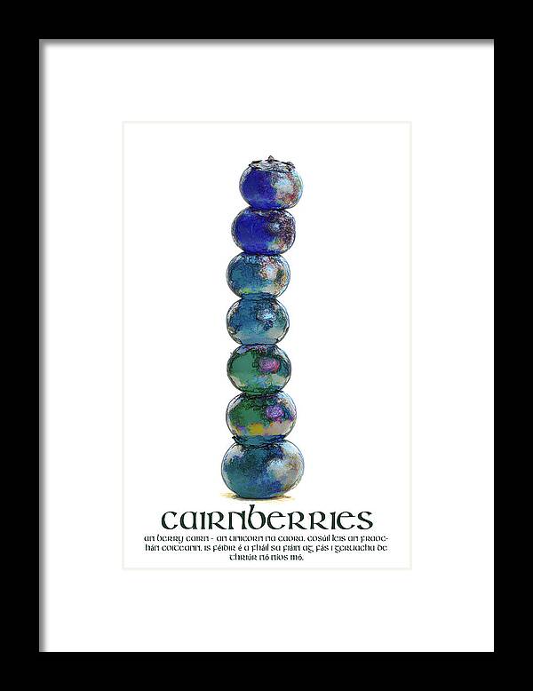 Cairn Framed Print featuring the photograph Cairnberries 2 by Scott Campbell