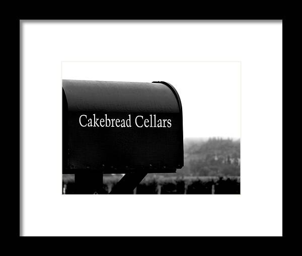 Napa Framed Print featuring the photograph Cakebread Cellars by Jeff Lowe
