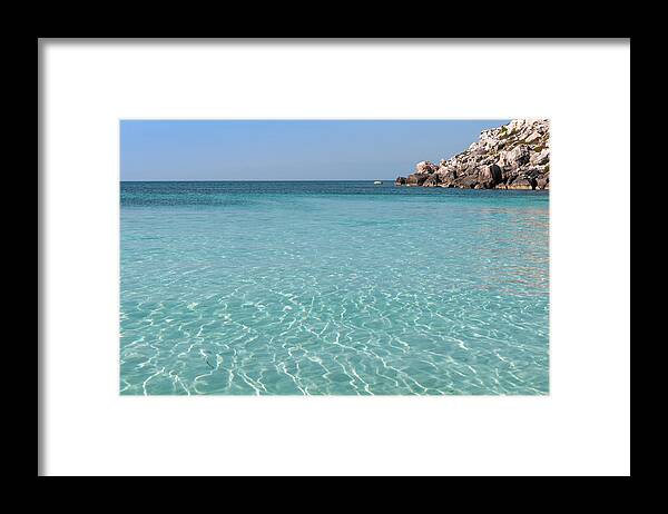 Sicily Framed Print featuring the photograph Cala Azzurra Beach On Favignana Island by Bosca78