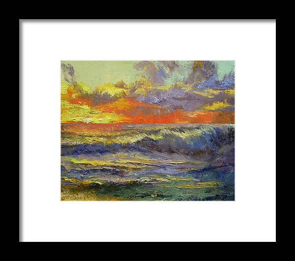 California Framed Print featuring the painting California Dreaming by Michael Creese