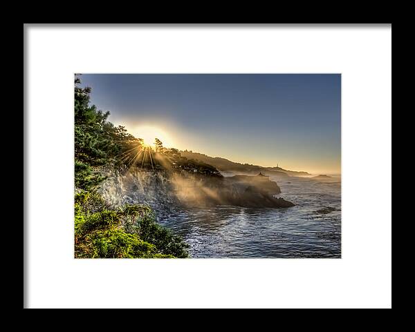 Tourism Framed Print featuring the photograph Pacific Sunrise by Maria Coulson