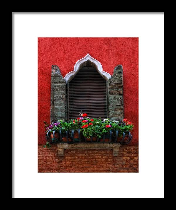 Italian Architecture Print Framed Print featuring the photograph Calle De La Madonna Two by Bob Coates