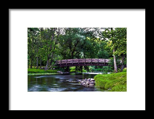 Bridge Framed Print featuring the photograph Calm Waters by James Meyer