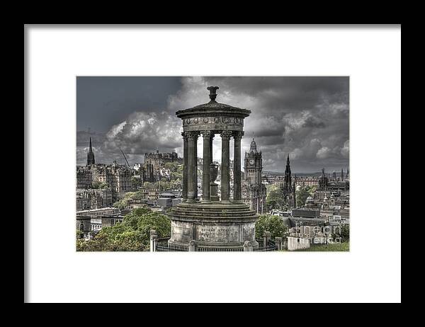 Edinburgh Framed Print featuring the photograph Calton Hill by Marion Galt