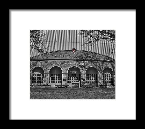 Badger Framed Print featuring the photograph Camp Randall - Madison by Steven Ralser