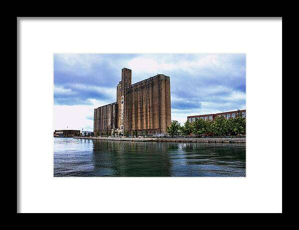 Malting Silo Framed Print featuring the photograph Canada Malting Silos by Nicky Jameson