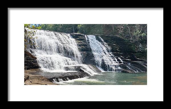 Waterfalls Framed Print featuring the photograph Cane Creek Cascade by Harold Rau