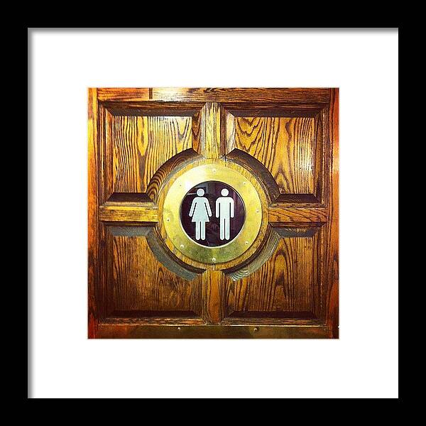 Door Framed Print featuring the photograph Can't We All Just Get Along? by Esther Montoro