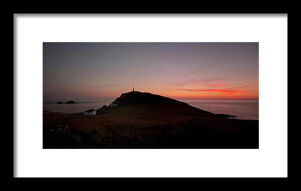 Cape Cornwall Framed Print featuring the photograph Cape Cornwall by Pete Hemington