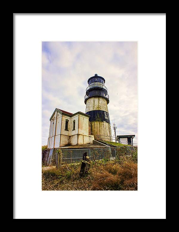 Lighthouse Framed Print featuring the photograph Cape Disappointment by Cathy Anderson