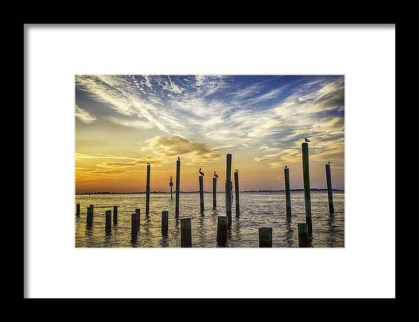 Southport Framed Print featuring the photograph Cape Fear Sunrise by Nick Noble