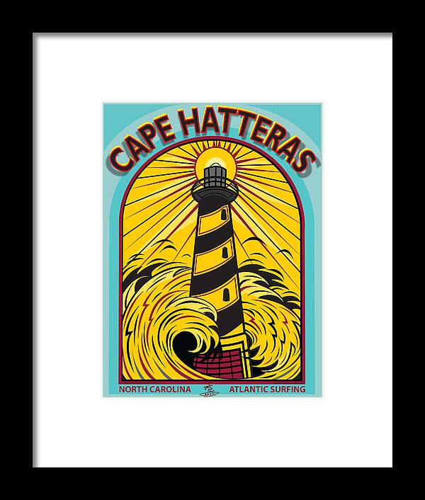 Surfing Framed Print featuring the photograph Surfing Cape Hatteras North Carolina Atlantic Ocean by Larry Butterworth