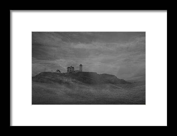 Cape Neddick Lighthouse Framed Print featuring the photograph Cape Neddick Lighthouse by Raymond Salani III