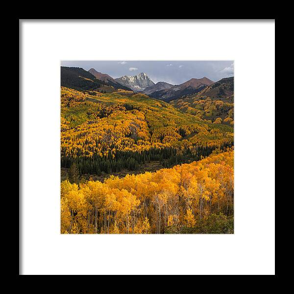 Aspen Framed Print featuring the photograph Capitol Vista by Aaron Spong