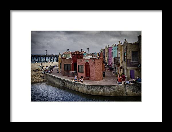 Capitola Framed Print featuring the photograph Capitola Scene by Robert Woodward