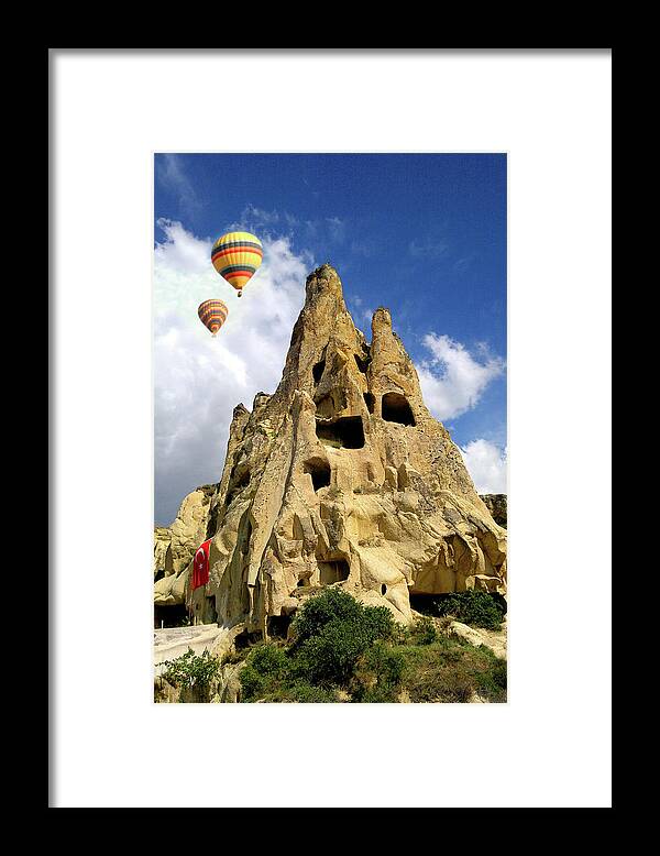 Tranquility Framed Print featuring the photograph Cappadocia Houses by M Reza Faisal