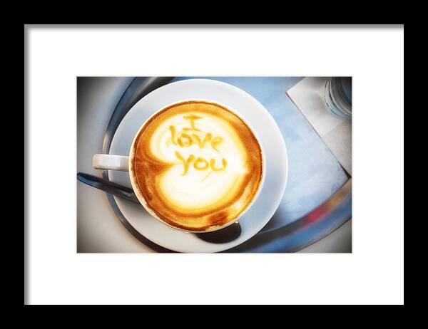 Macro Framed Print featuring the photograph Cappuccino by Fabrizio Troiani